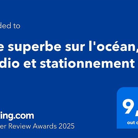 Vue Superbe Sur L'Ocean, Studio Et Stationnement 圣让-德蒙 外观 照片
