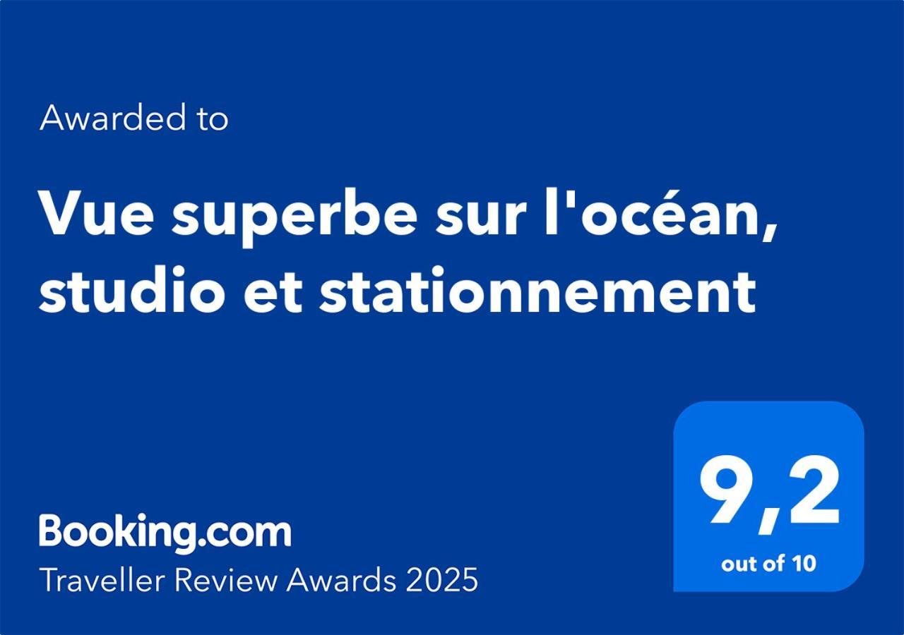 Vue Superbe Sur L'Ocean, Studio Et Stationnement 圣让-德蒙 外观 照片